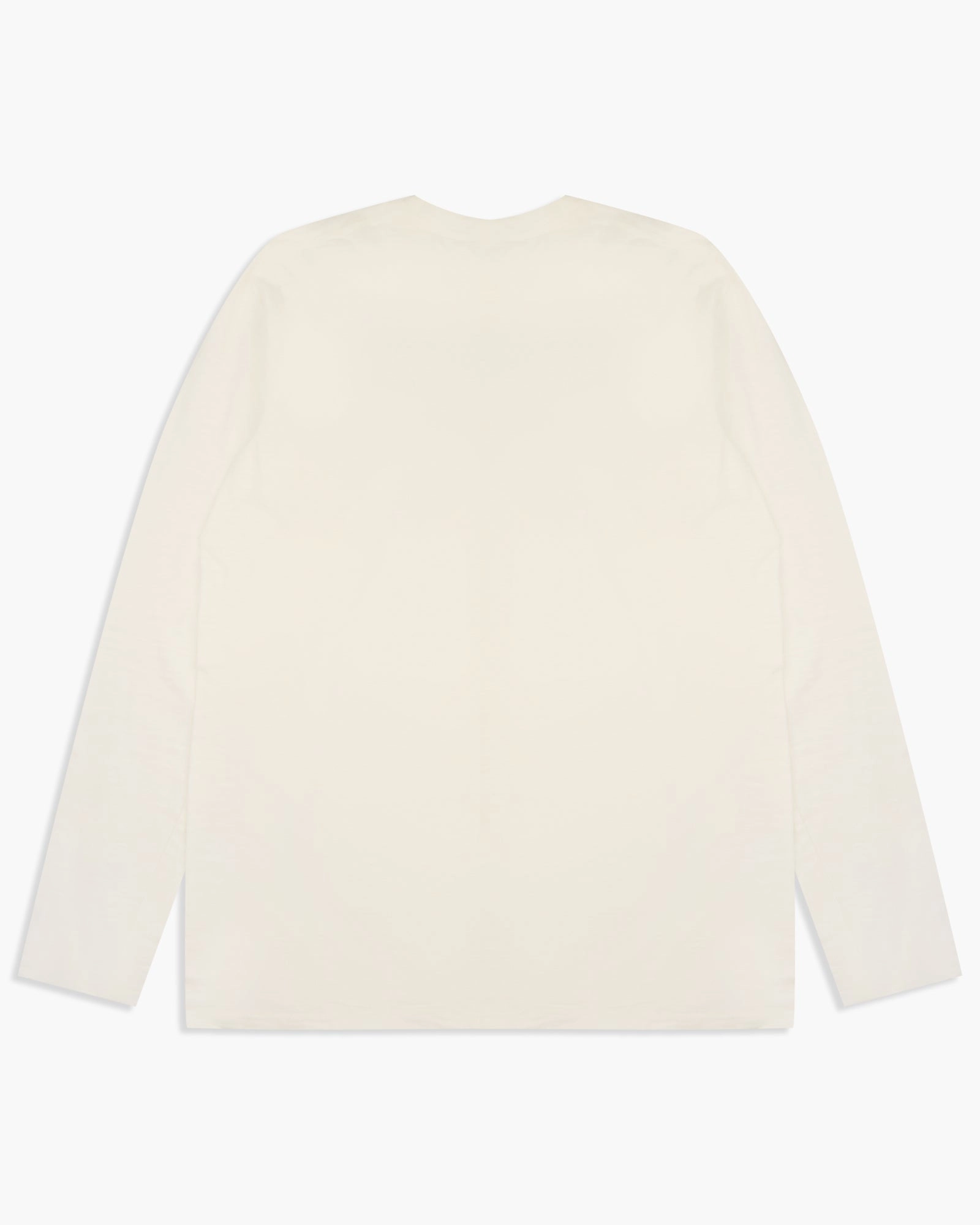 Velva Sheen Rolled L/S Regular Tee - White
