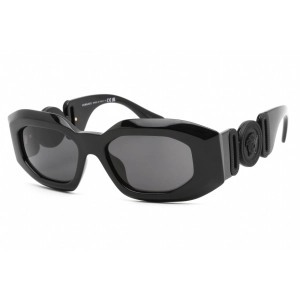 Versace Women's Sunglasses - Full Rim Black Plastic Oval Shape Frame | VE4425U 536087