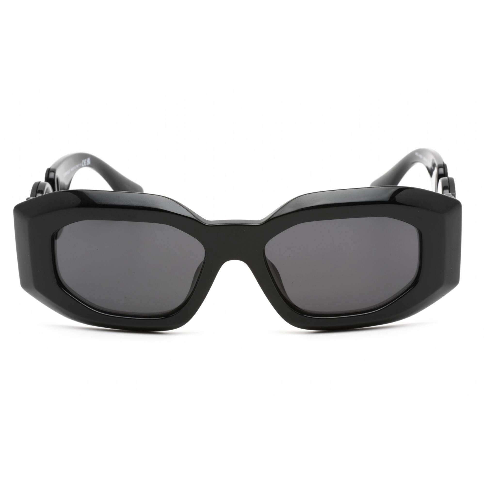 Versace Women's Sunglasses - Full Rim Black Plastic Oval Shape Frame | VE4425U 536087
