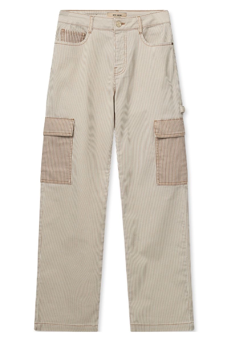 Weneta Cargo Pant | Ecru | Bukser fra Mos Mosh