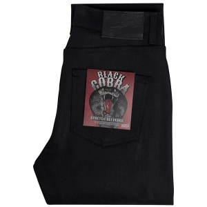 Women's - High Skinny - Black Cobra Stretch Selvedge