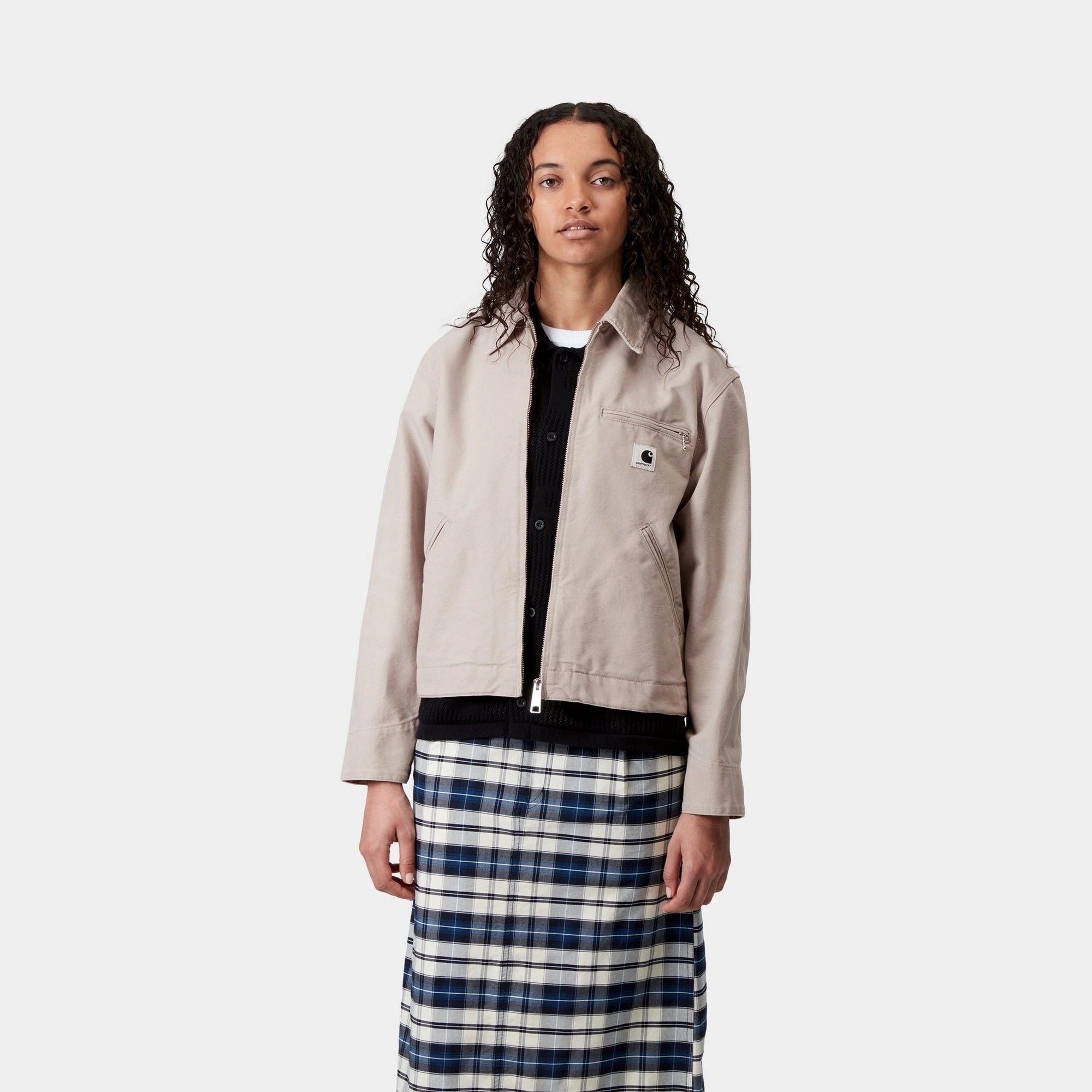 Women’s OG Detroit Jacket | Dusky Beige / Dusky Beige (stone canvas)