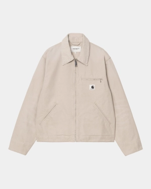 Women’s OG Detroit Jacket | Dusky Beige / Dusky Beige (stone canvas)