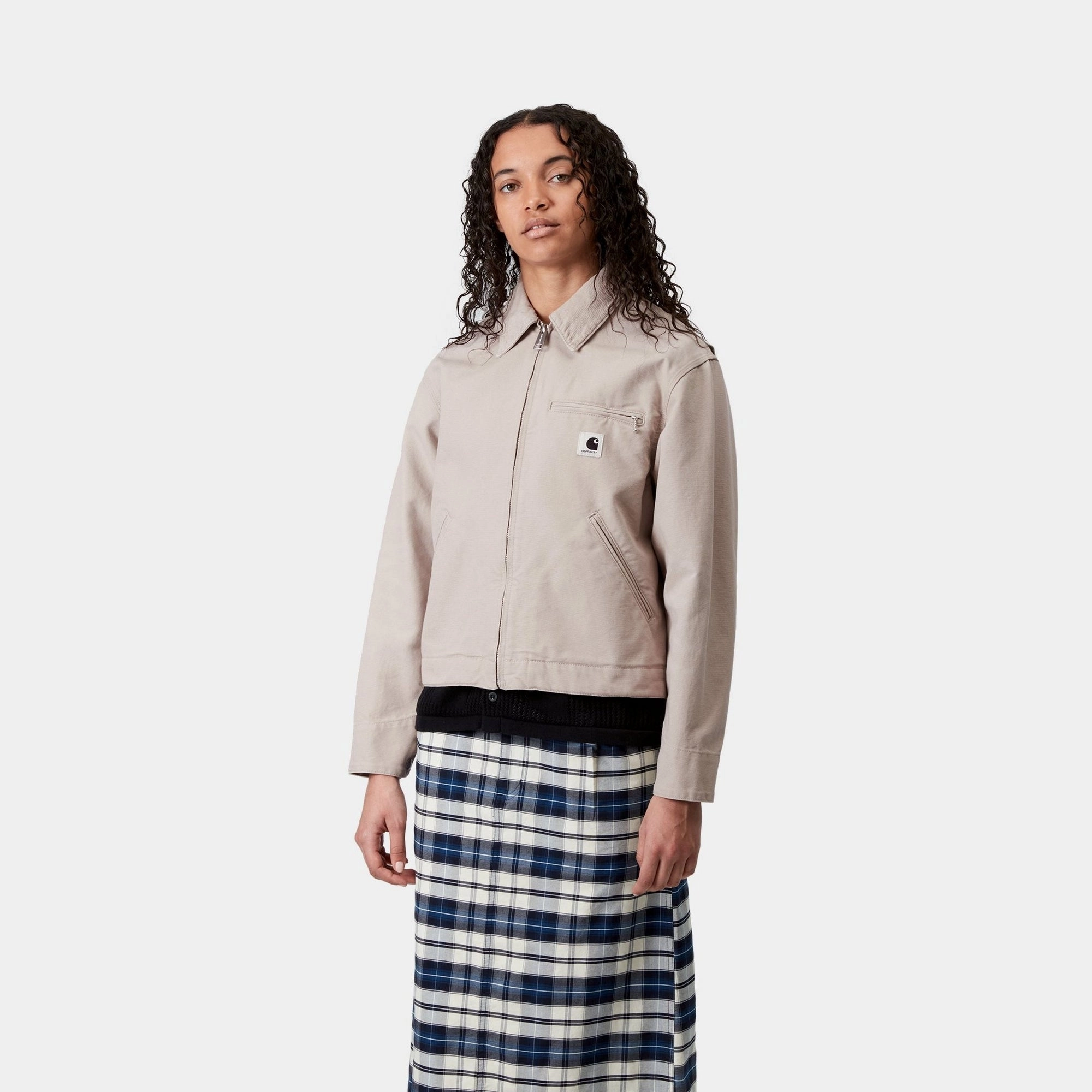 Women’s OG Detroit Jacket | Dusky Beige / Dusky Beige (stone canvas)