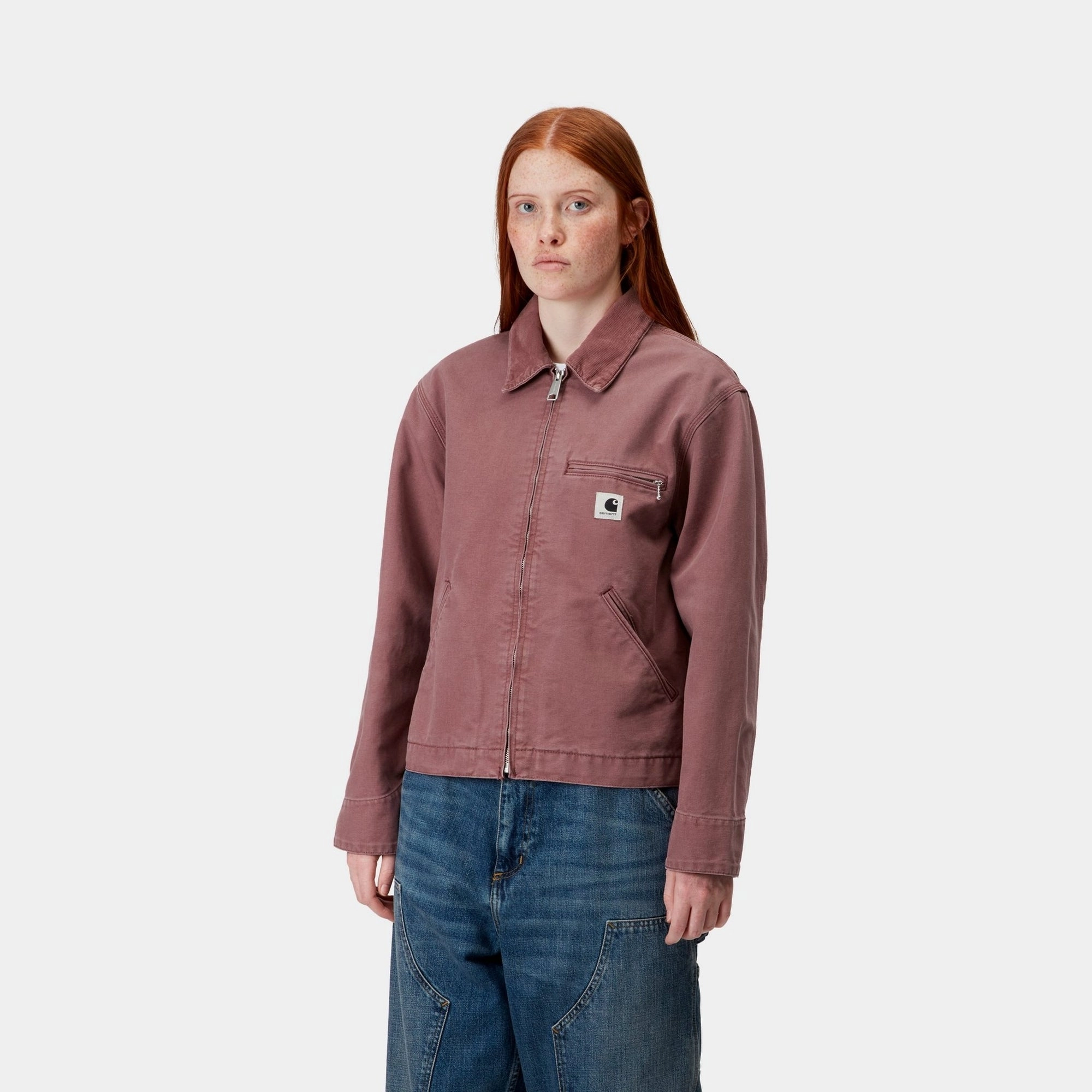 Women’s OG Detroit Jacket | Dusky Pink / Dusky Pink (stone canvas)