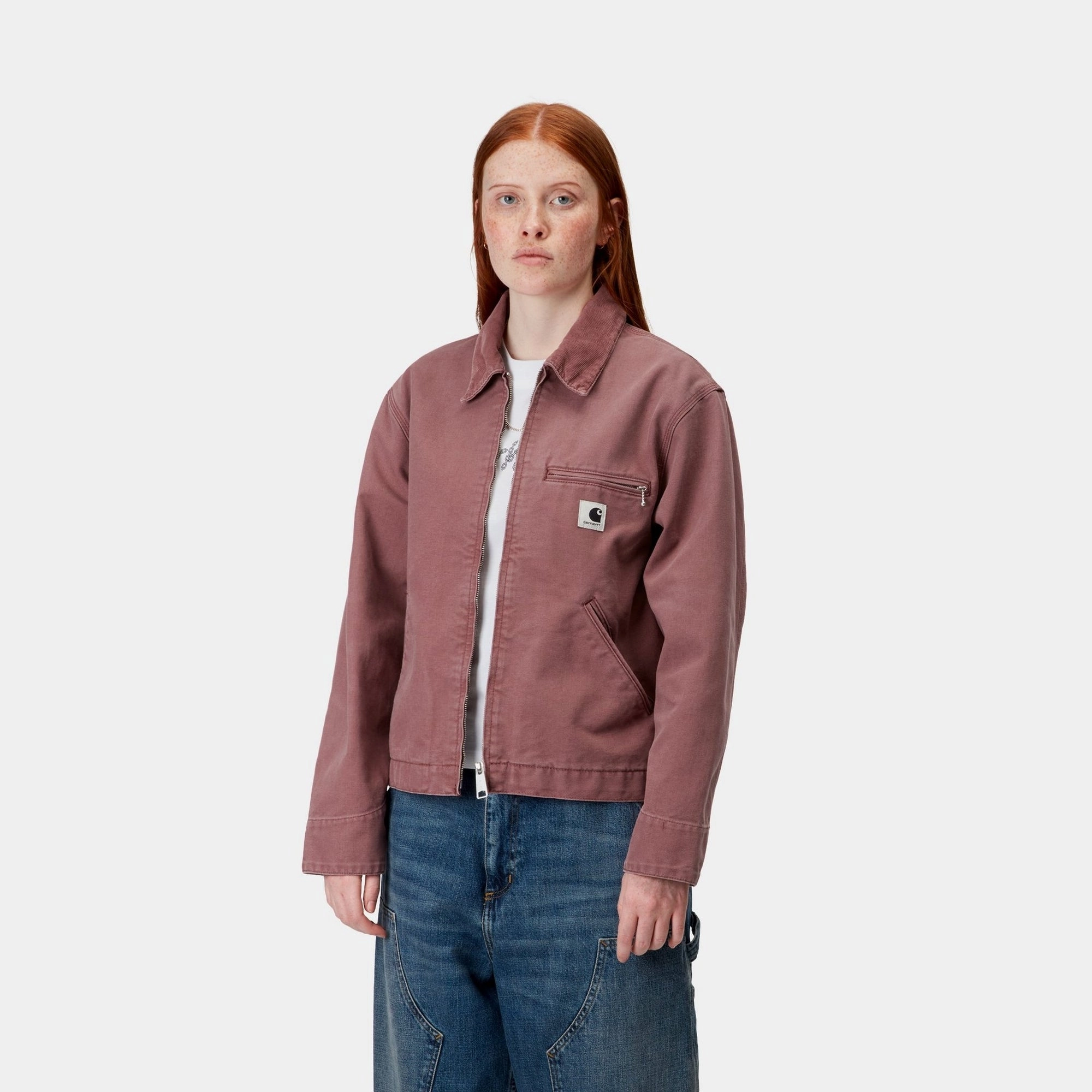 Women’s OG Detroit Jacket | Dusky Pink / Dusky Pink (stone canvas)