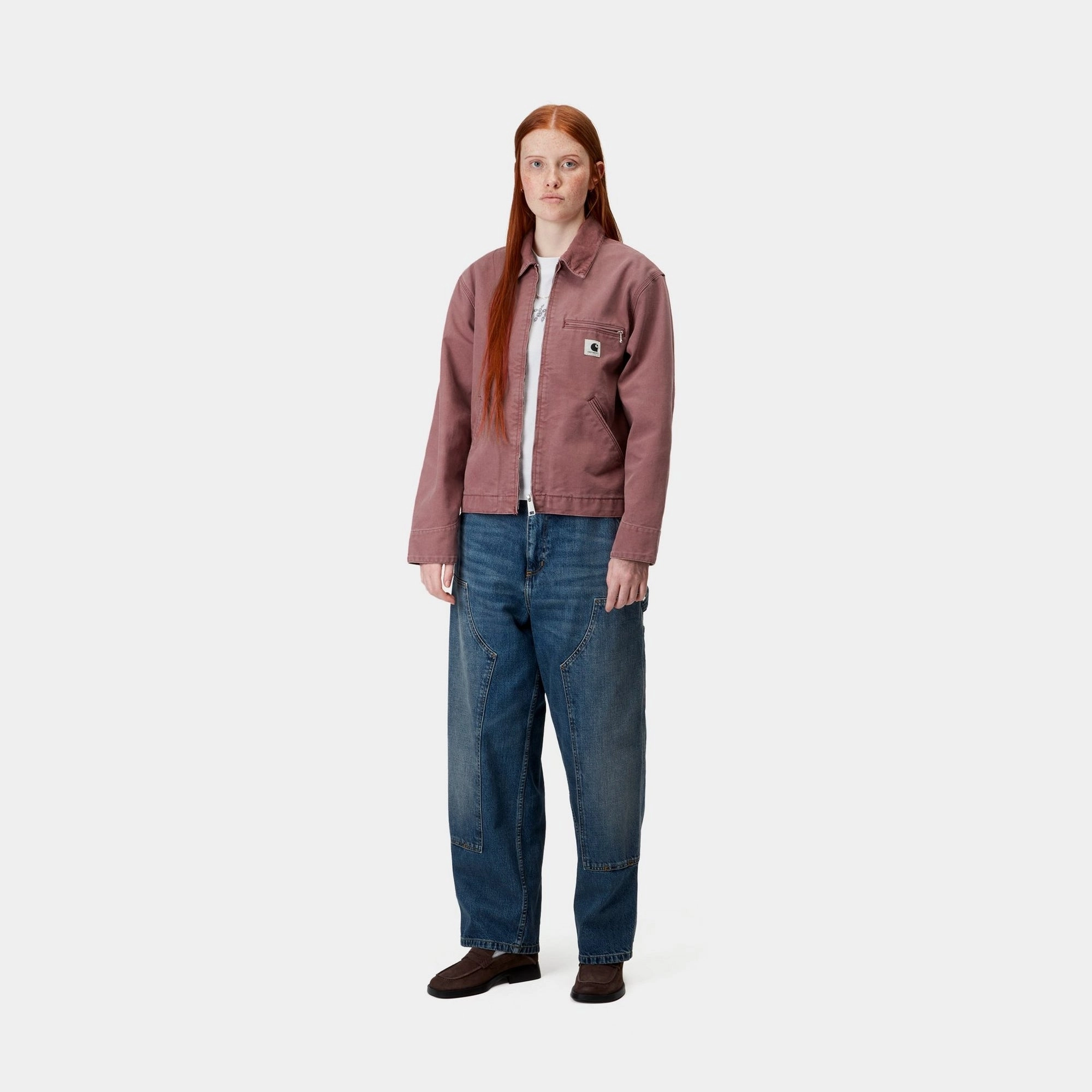 Women’s OG Detroit Jacket | Dusky Pink / Dusky Pink (stone canvas)