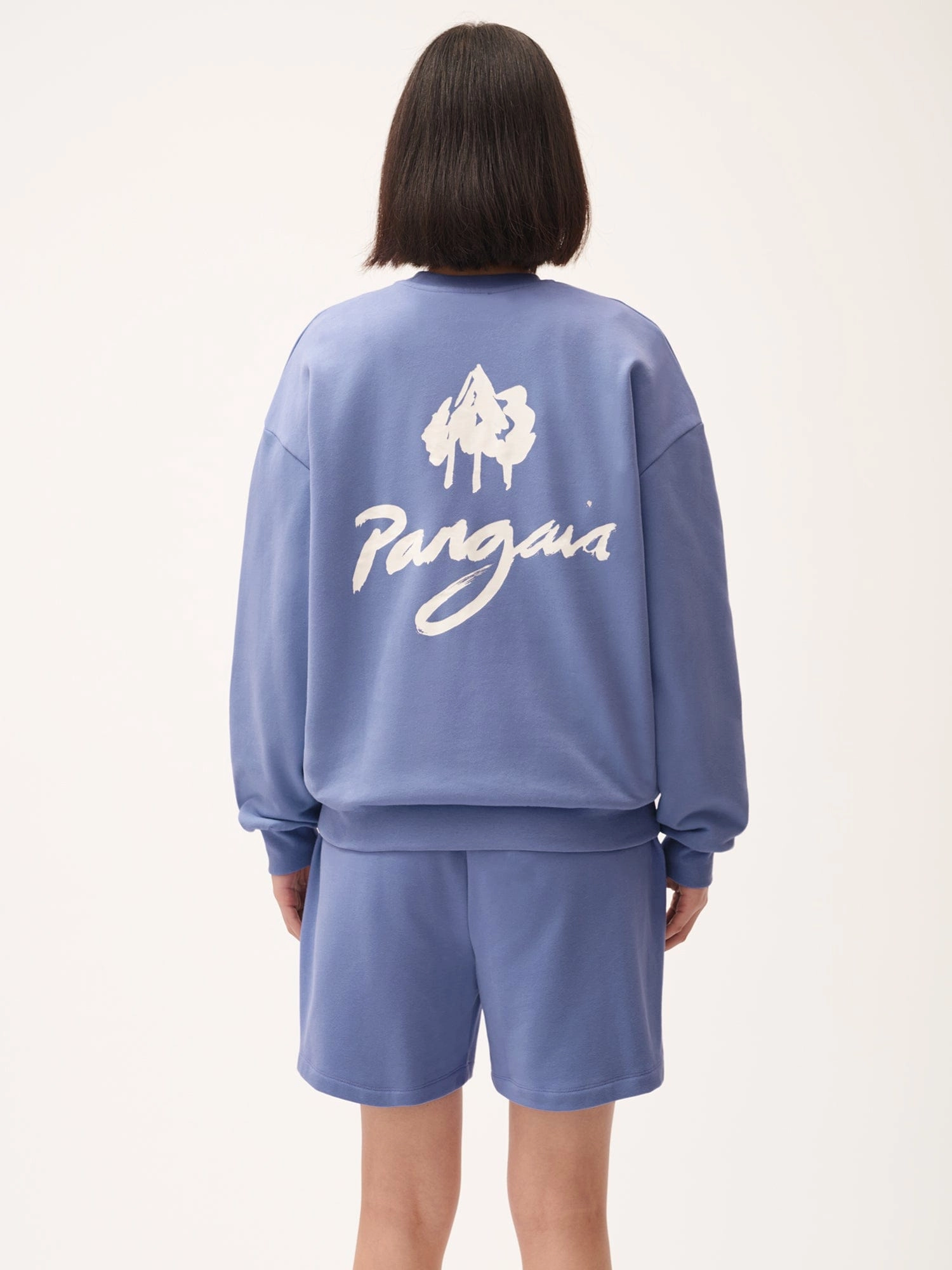 Womens One Forest Graphic Sweatshirt—Aster purple