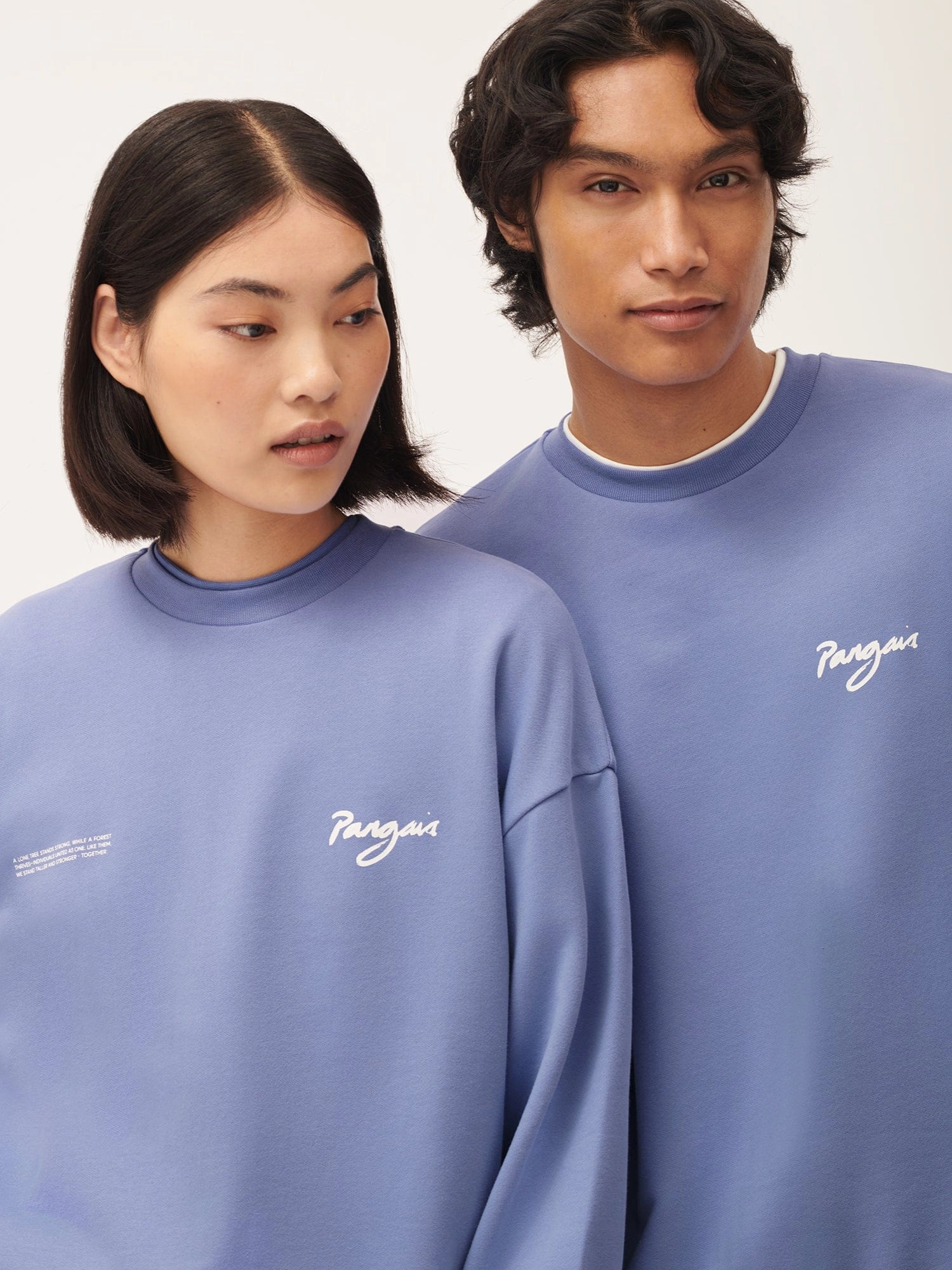 Womens One Forest Graphic Sweatshirt—Aster purple