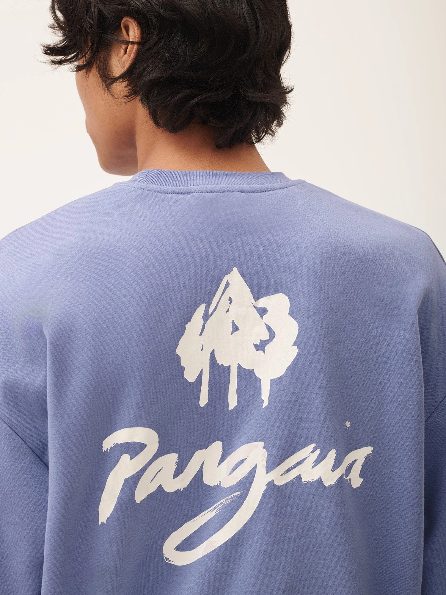 Womens One Forest Graphic Sweatshirt—Aster purple