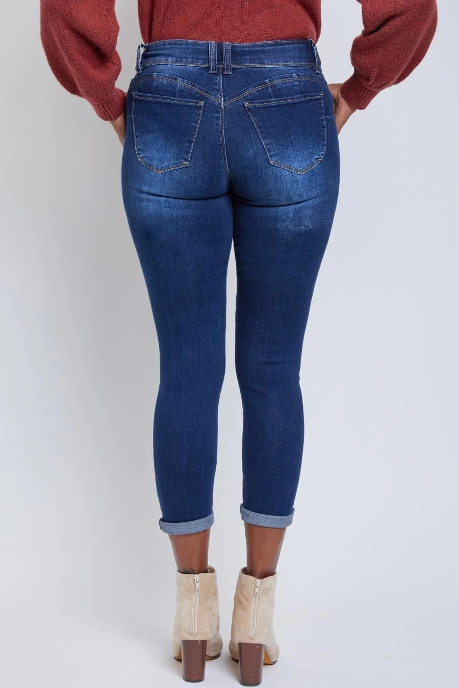 Women's WannaBettaButt Cuff Ankle Jean
