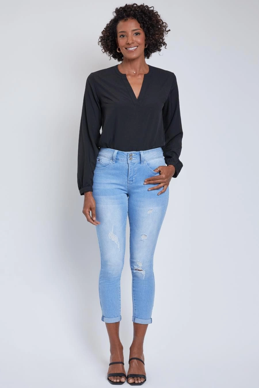 Women's WannaBettaButt Cuff Ankle Jean