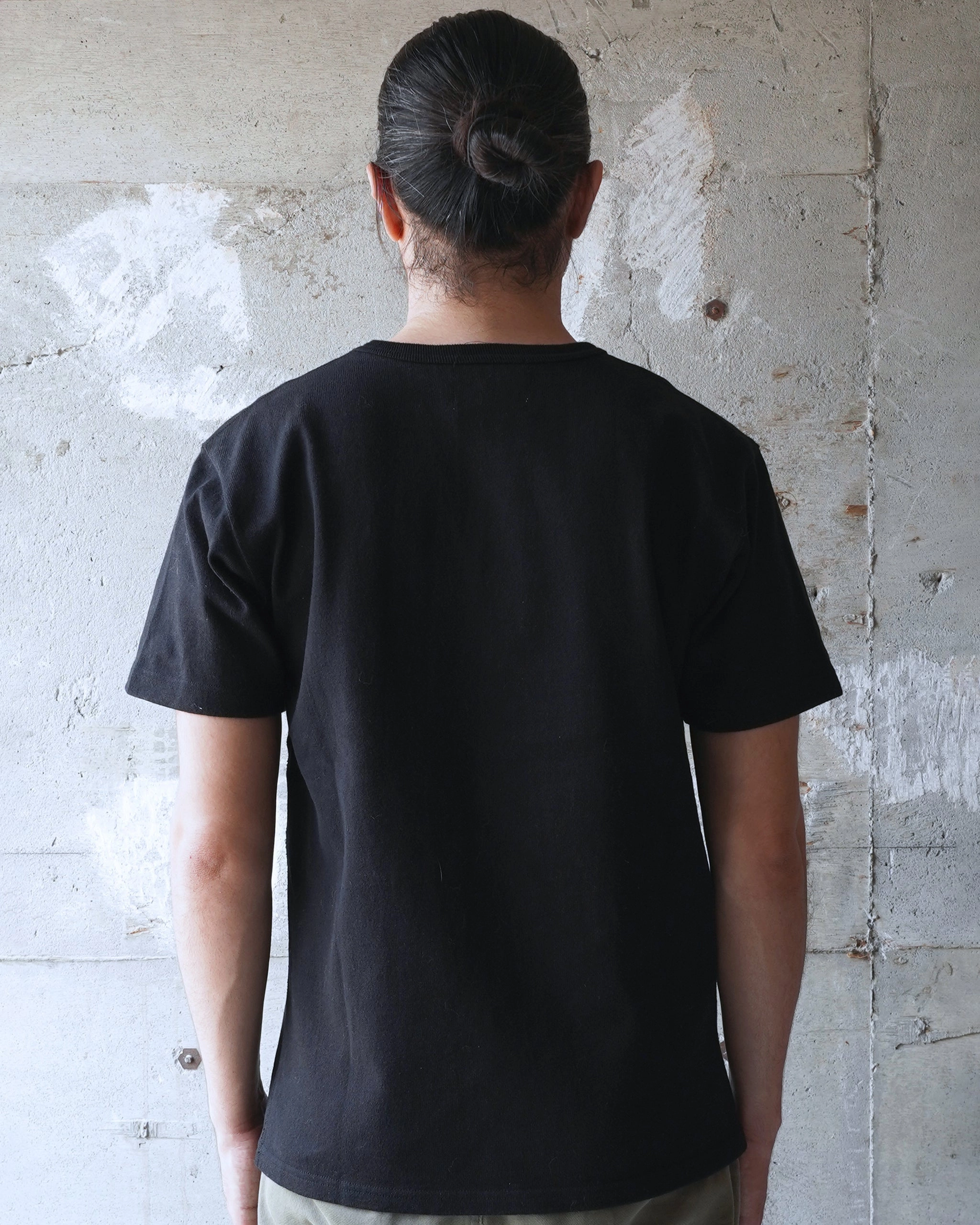 Wonder Looper 409gsm Double Heavyweight T Shirt - Black