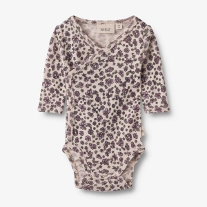 Wool Body L/S Willow - autumn flowers