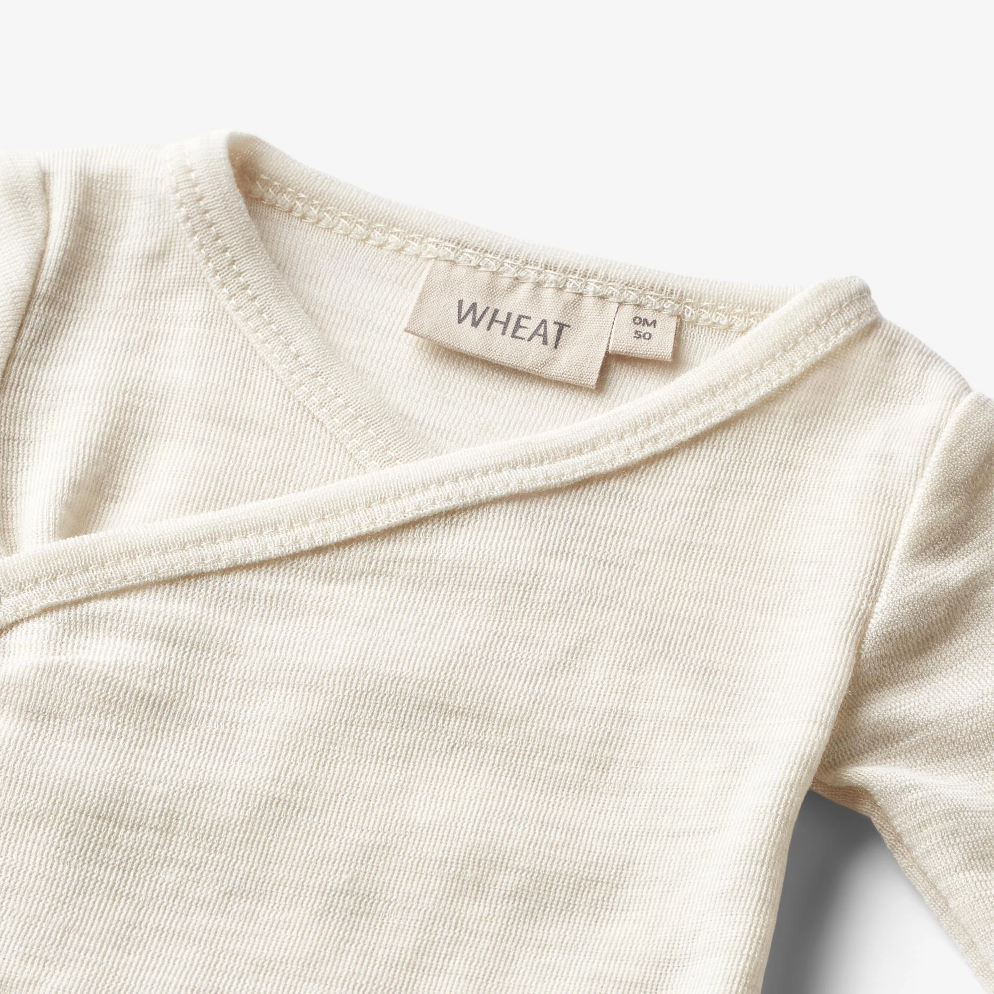 Wool Body L/S Willow - eggshell melange