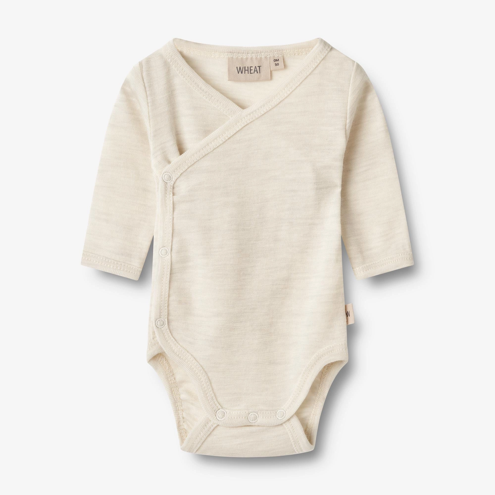 Wool Body L/S Willow - eggshell melange