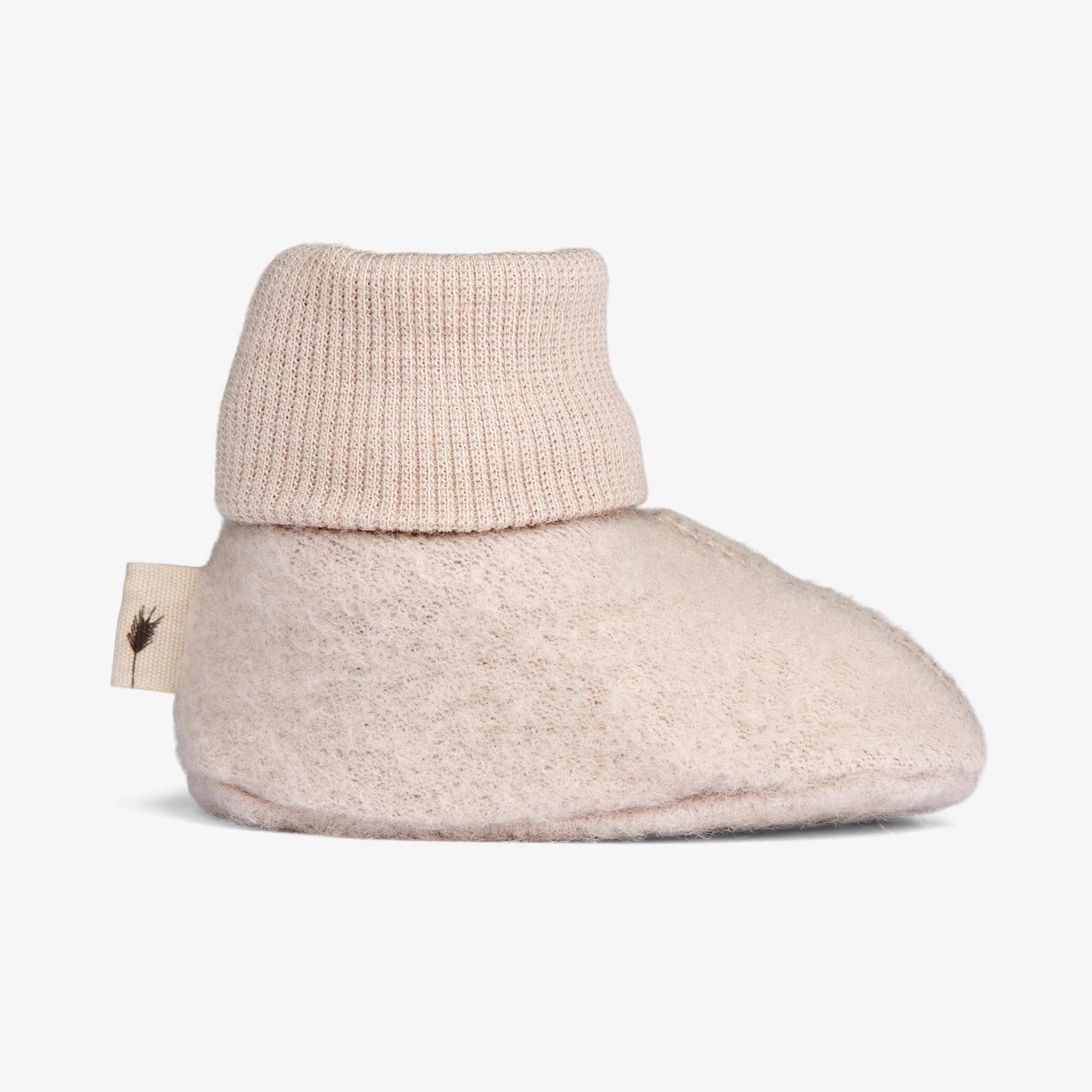 Wool Fleece Booties | Baby - pale lilac
