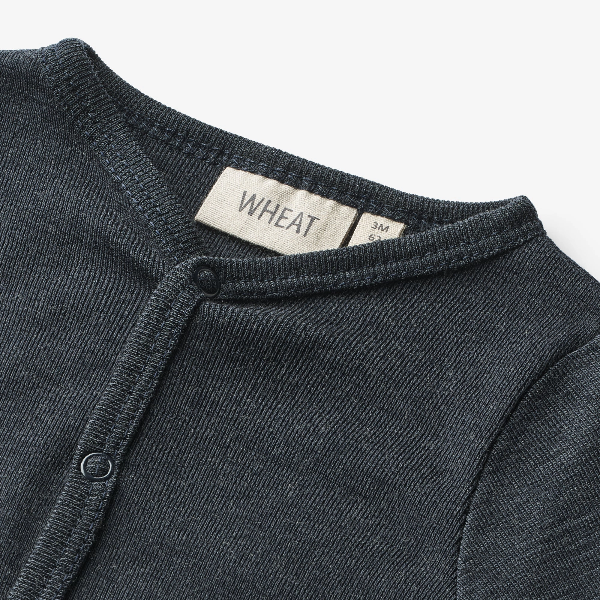 Wool Jumpsuit L/S Dusty - navy