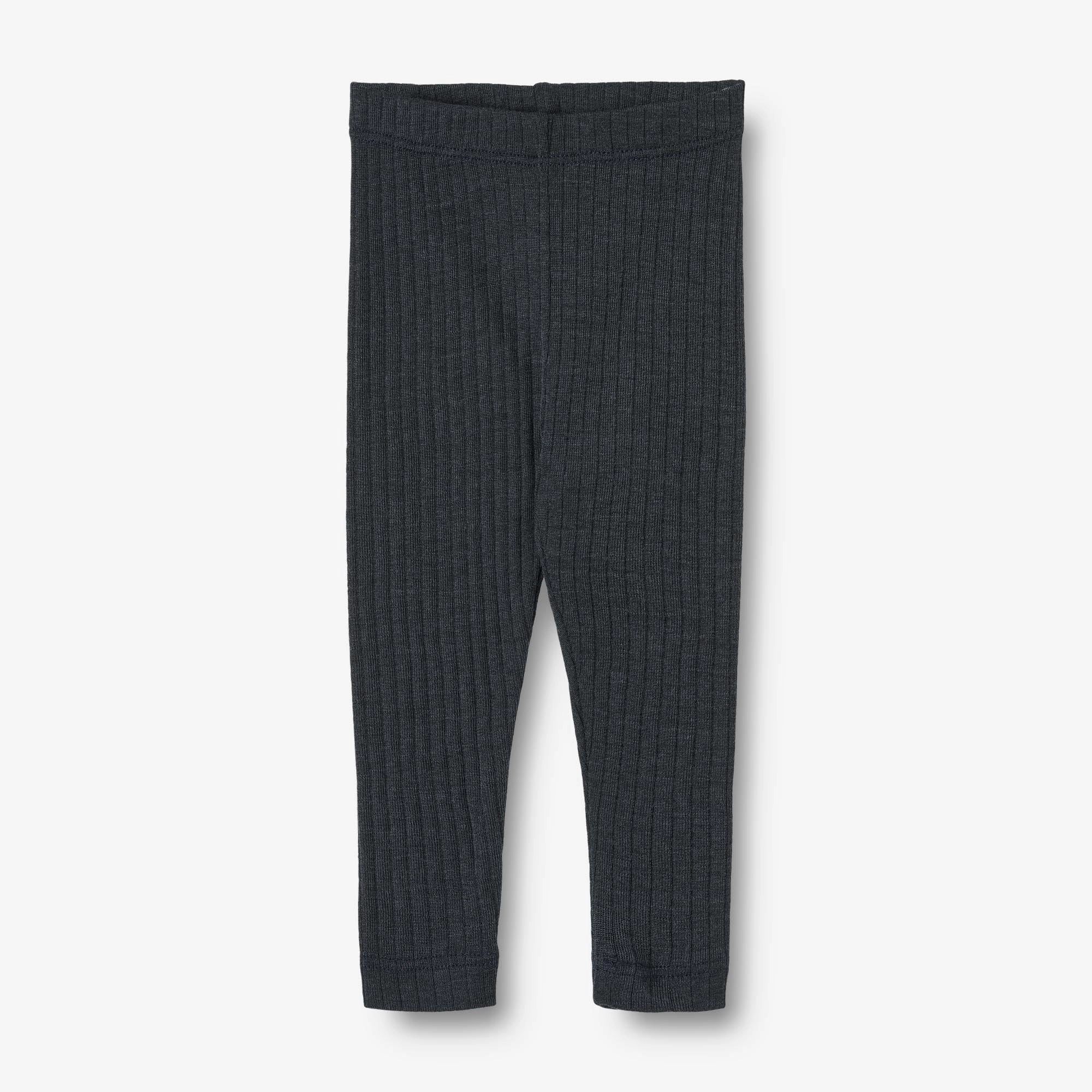 Wool/Silk Leggings Agi | Baby - navy