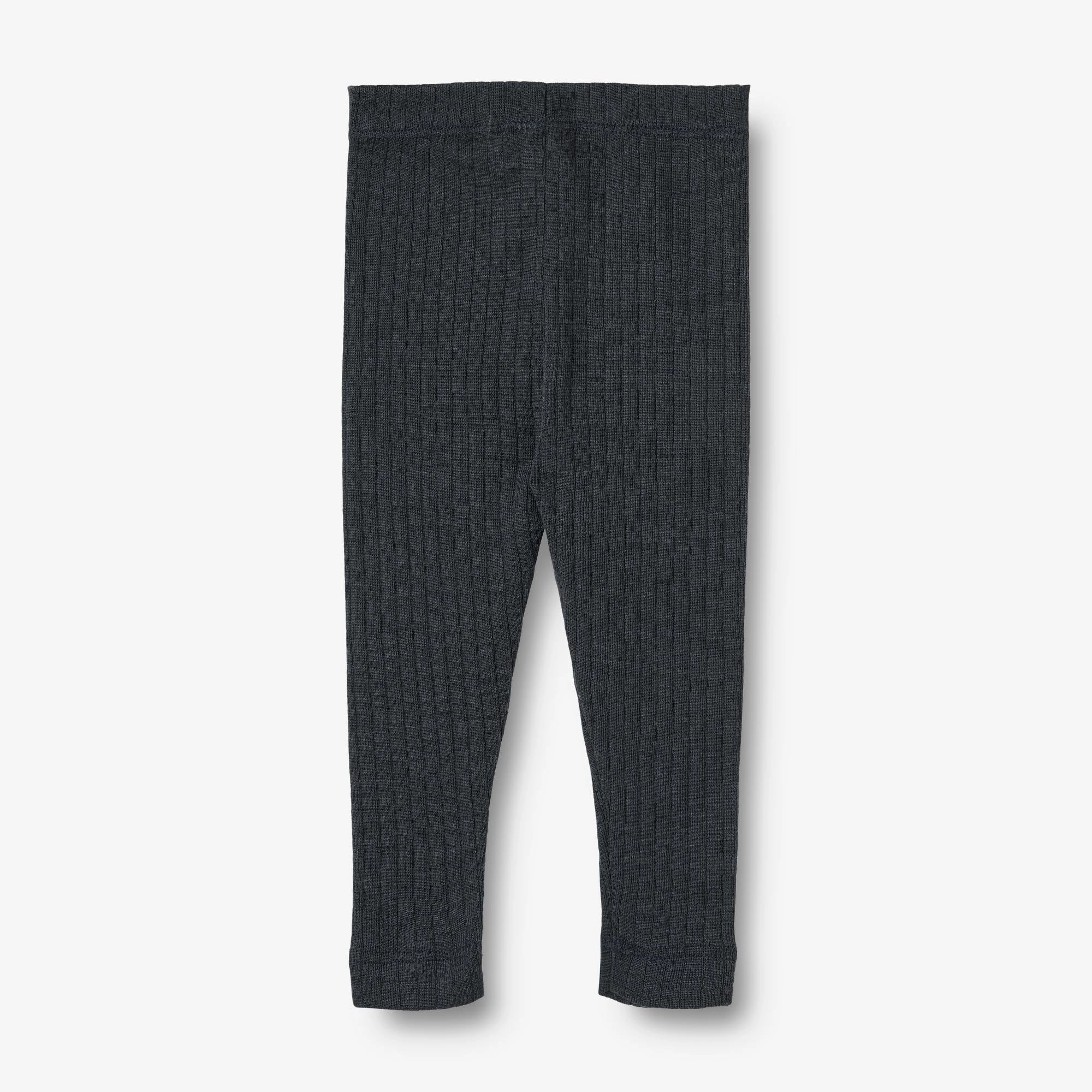 Wool/Silk Leggings Agi | Baby - navy