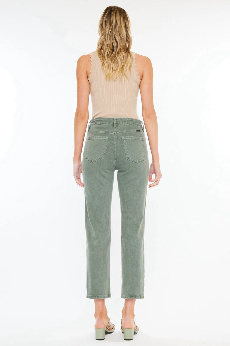 Zandria Ultra High Rise 90's Straight Leg Jeans