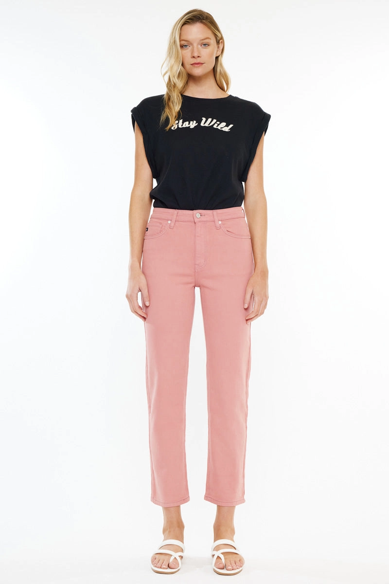 Zandria Ultra High Rise 90's Straight Leg Jeans