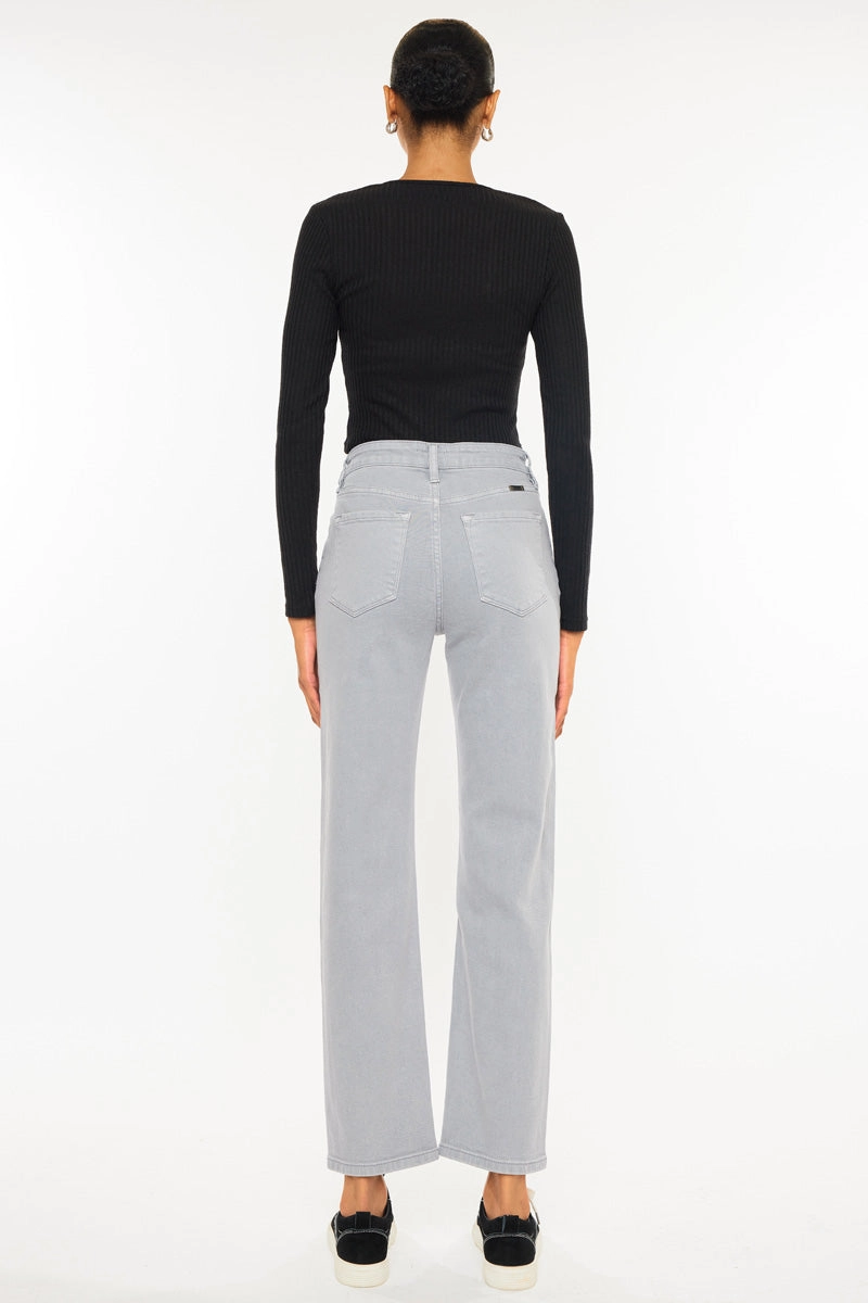 Zandria Ultra High Rise 90's Straight Leg Jeans