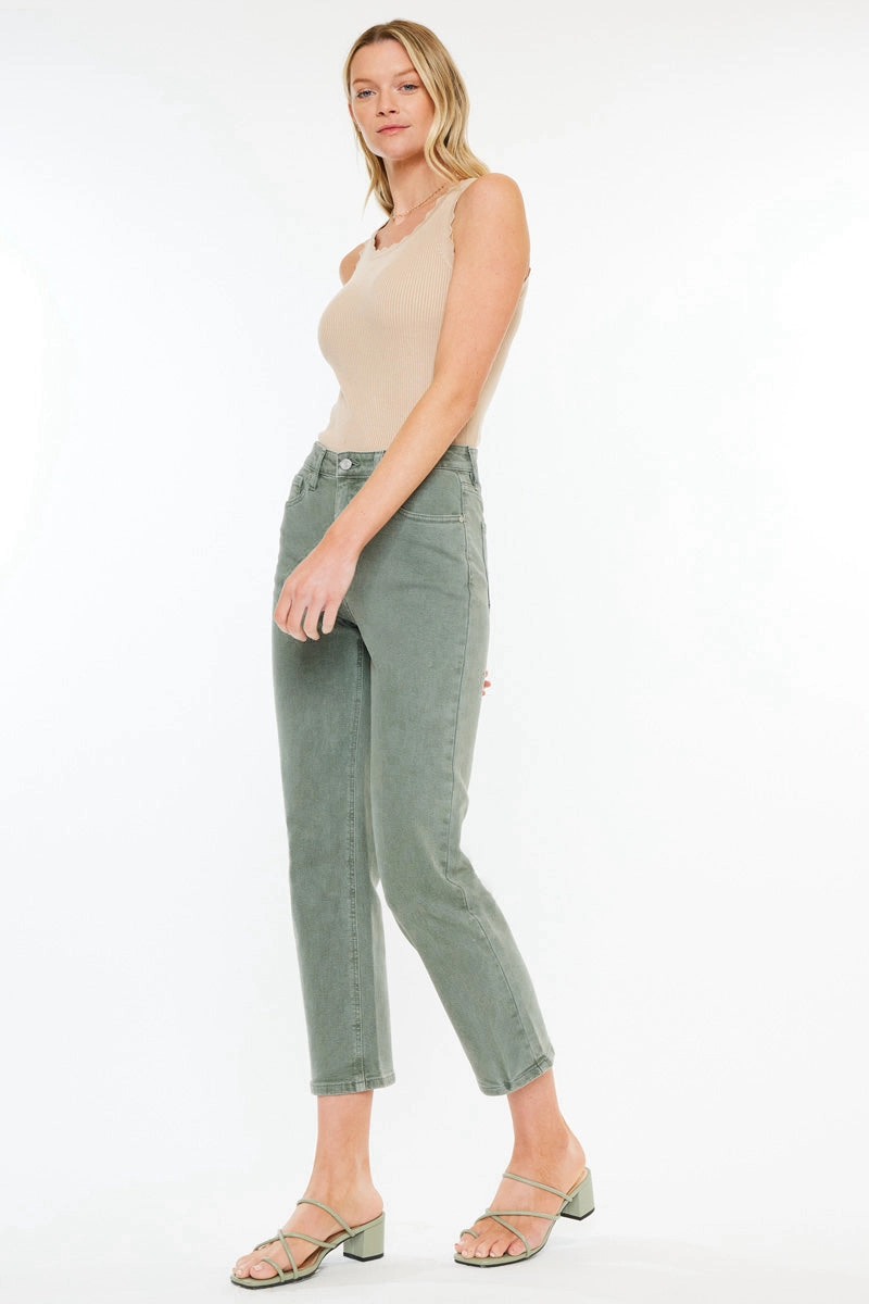 Zandria Ultra High Rise 90's Straight Leg Jeans