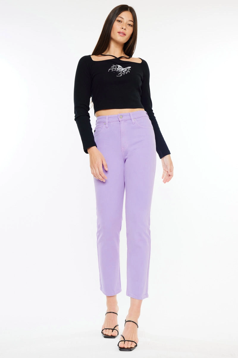 Zandria Ultra High Rise 90's Straight Leg Jeans