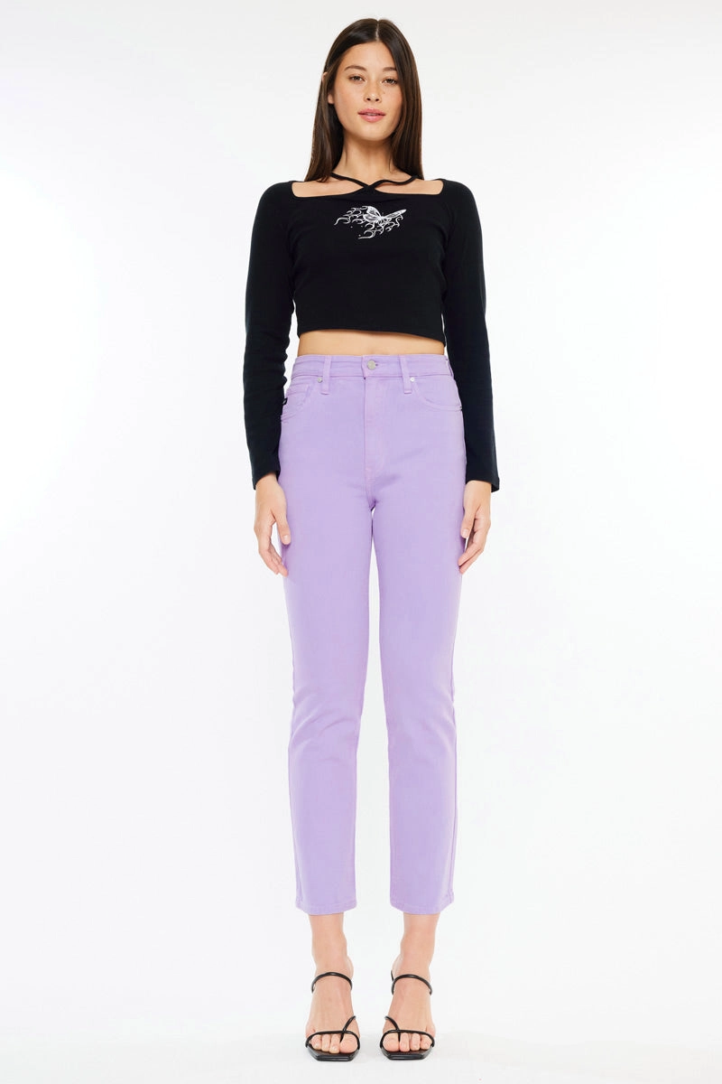 Zandria Ultra High Rise 90's Straight Leg Jeans