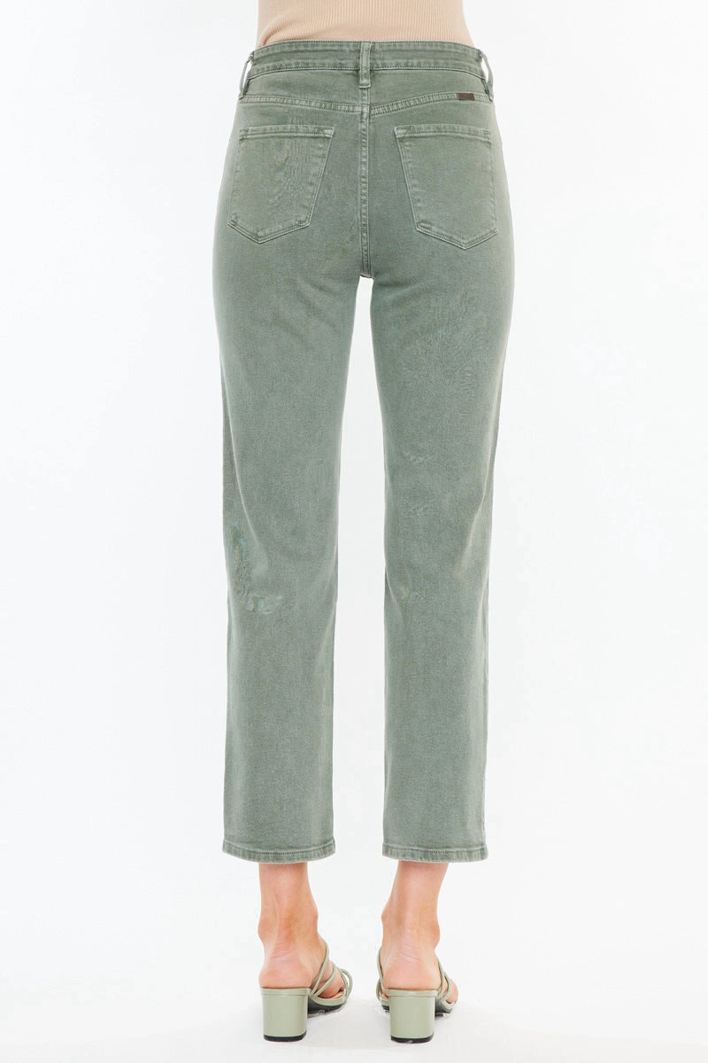 Zandria Ultra High Rise 90's Straight Leg Jeans