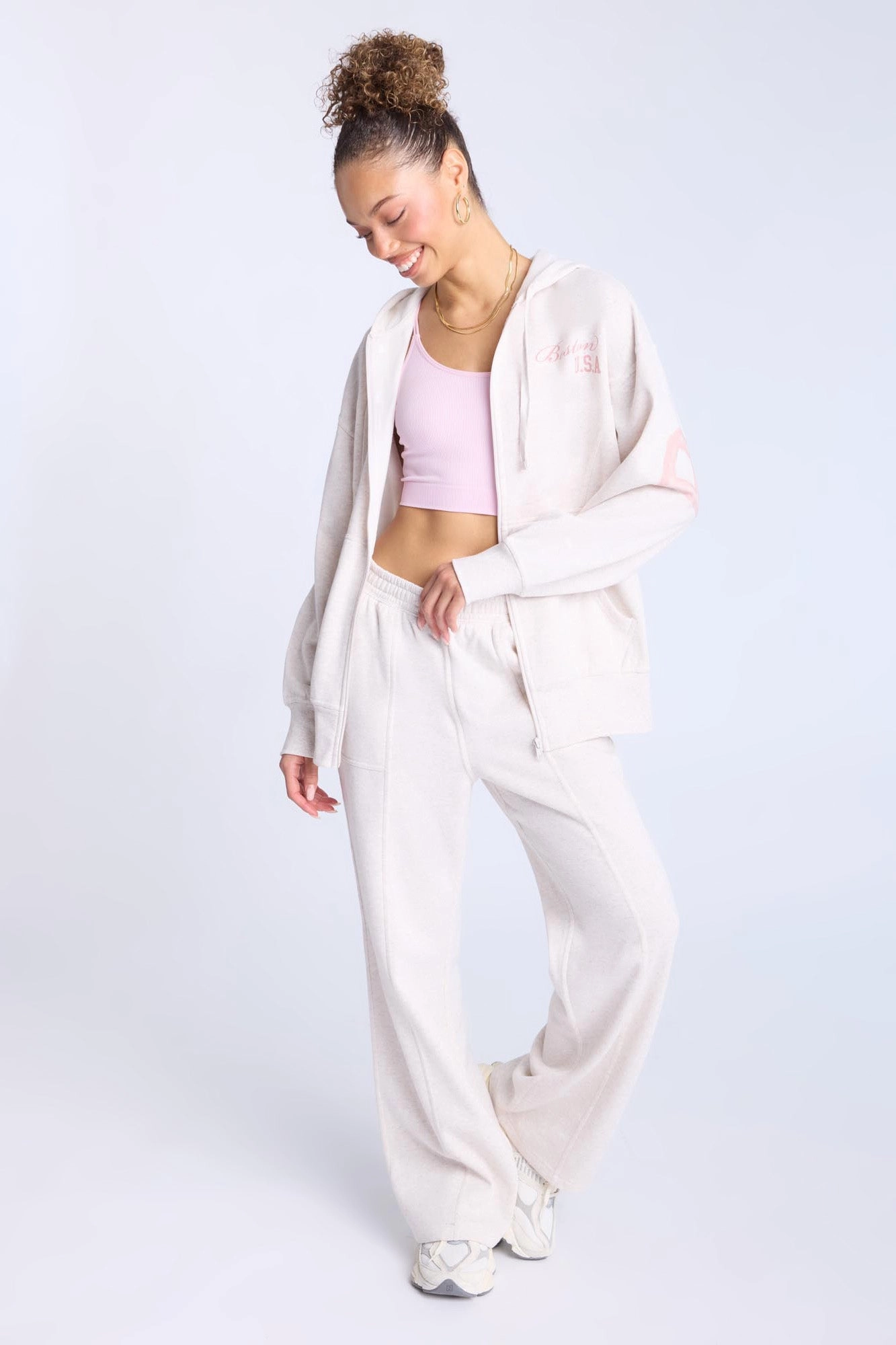 Zip-Up Oversized Hoodie