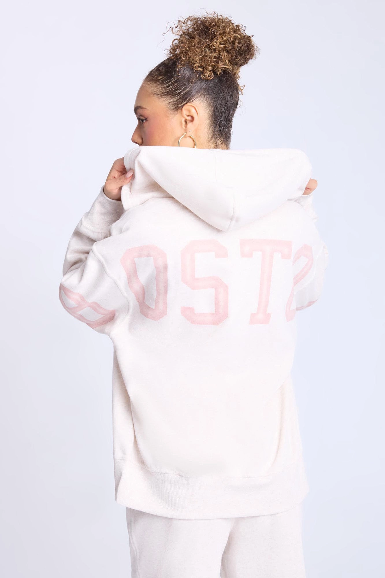 Zip-Up Oversized Hoodie